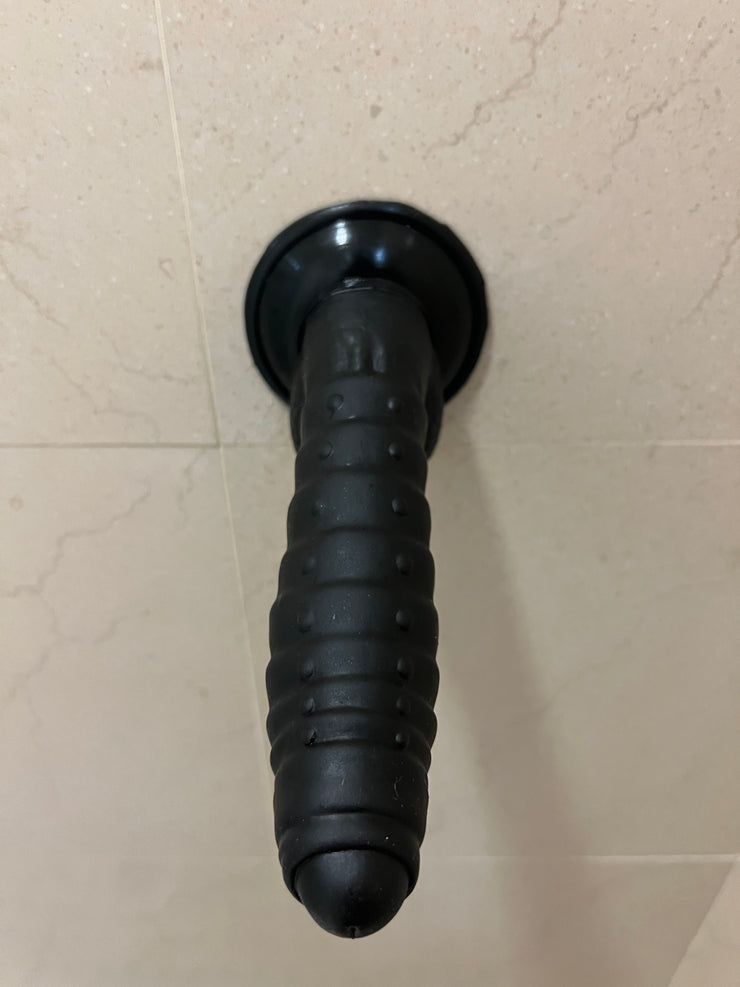 7.5" Ribbed Scaled Dildo - Feel Every Inch!