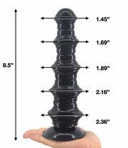 8.5" Tower Ridged Dildo