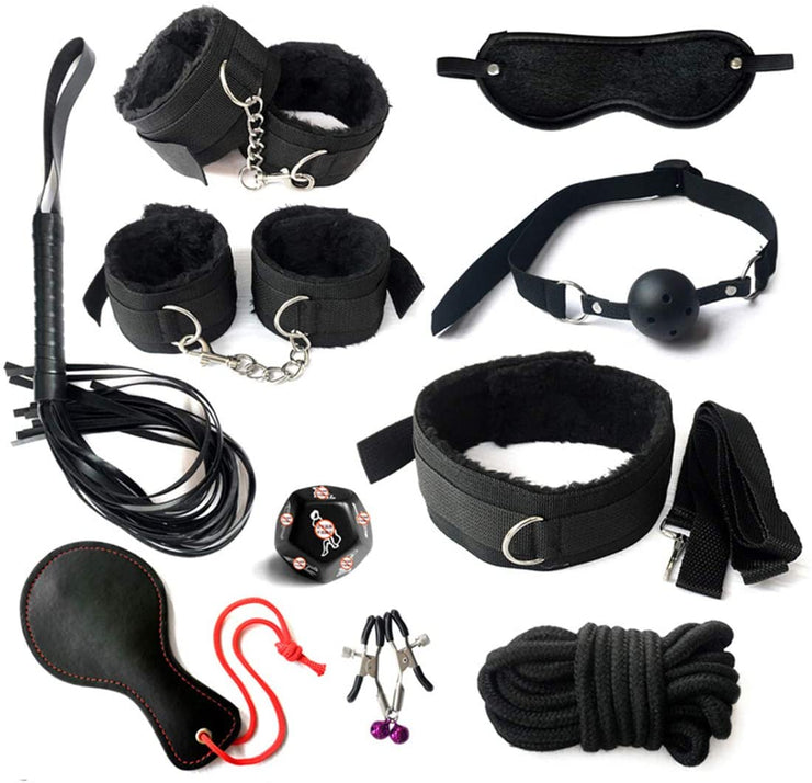 SERENTASY - Love Bondage Kit 10 Piece Black