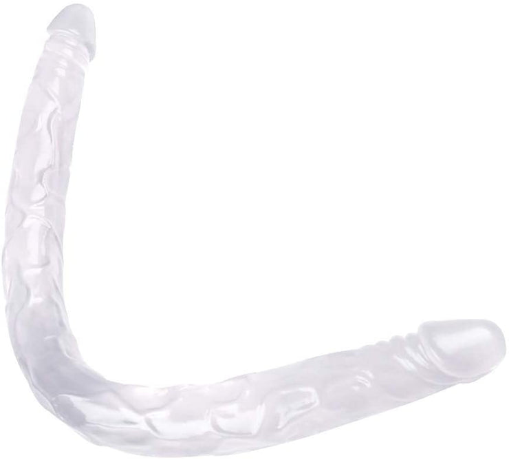 Serentasy Double-Ended Dildo Crystal Clear 18"