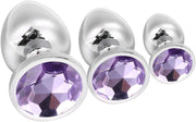 Serentasy Butt Plugs 3 Piece Set Purple