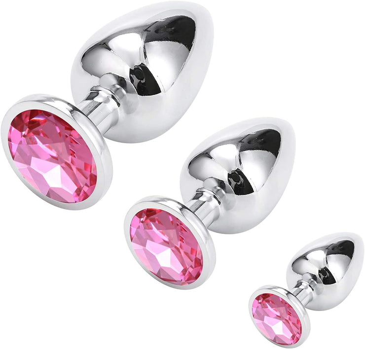 Serentasy Butt Plugs 3 Piece Set Pink