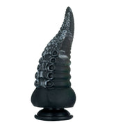 Black Girthy Silicone Tentacle Dildo Jungle Color