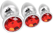 Serentasy Butt Plugs 3 Piece Set Red