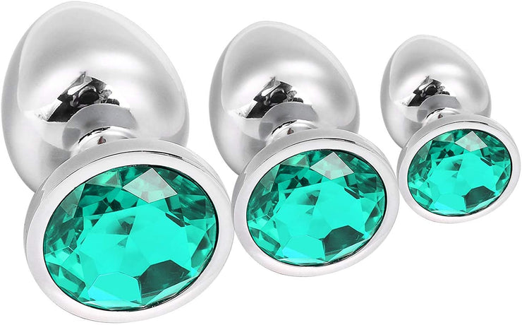 Serentasy Butt Plugs 3 Piece Set Green