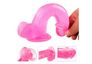 Serentasy 8" Pink Suction Cup Dildo