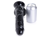 Serentasy 8" Black Suction Cup Dildo