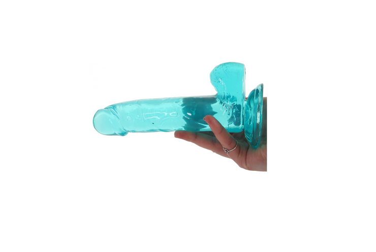 Serentasy 8" Blue Suction Cup Dildo