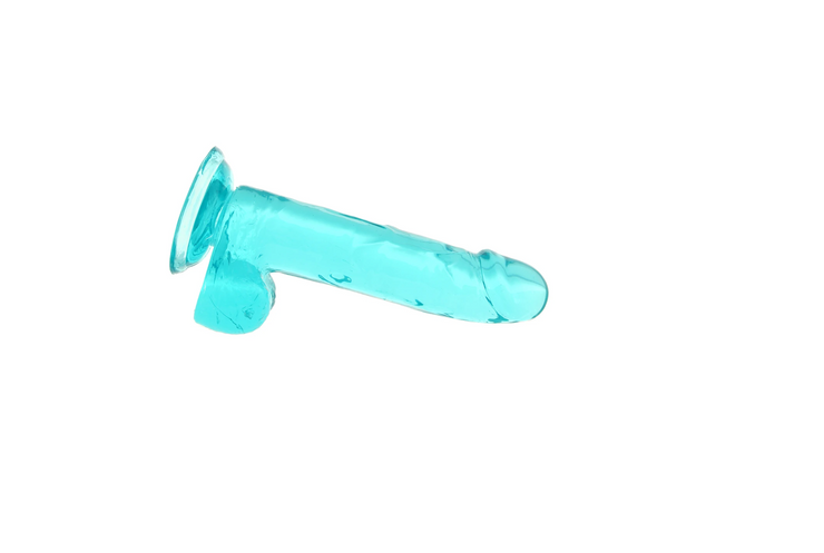 Serentasy 8" Blue Suction Cup Dildo