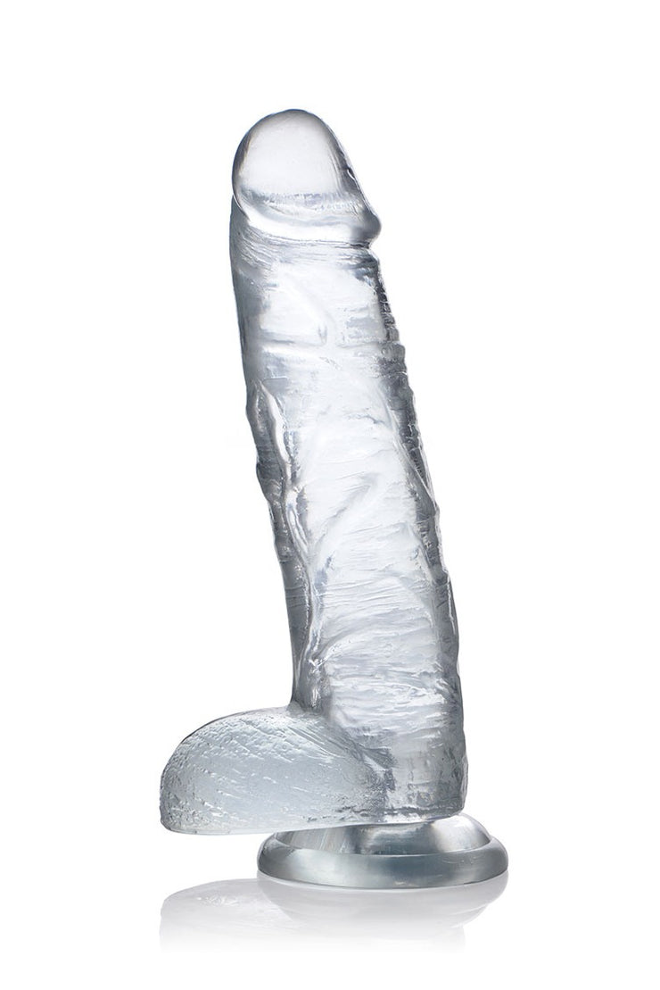 Serentasy Crystal Clear 8" Suction Cup Dildo