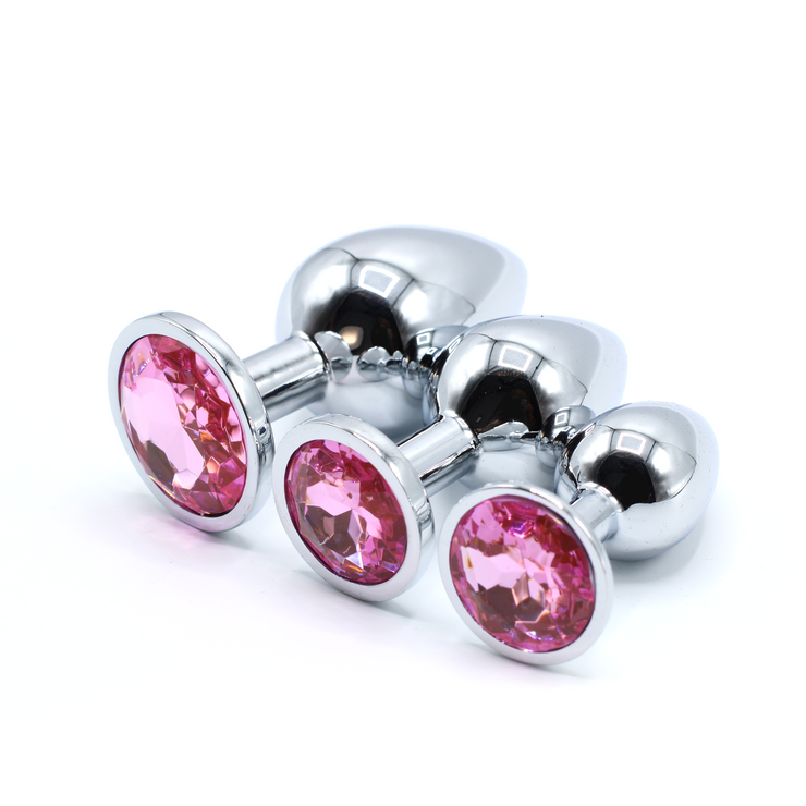 Serentasy Butt Plugs 3 Piece Set Pink